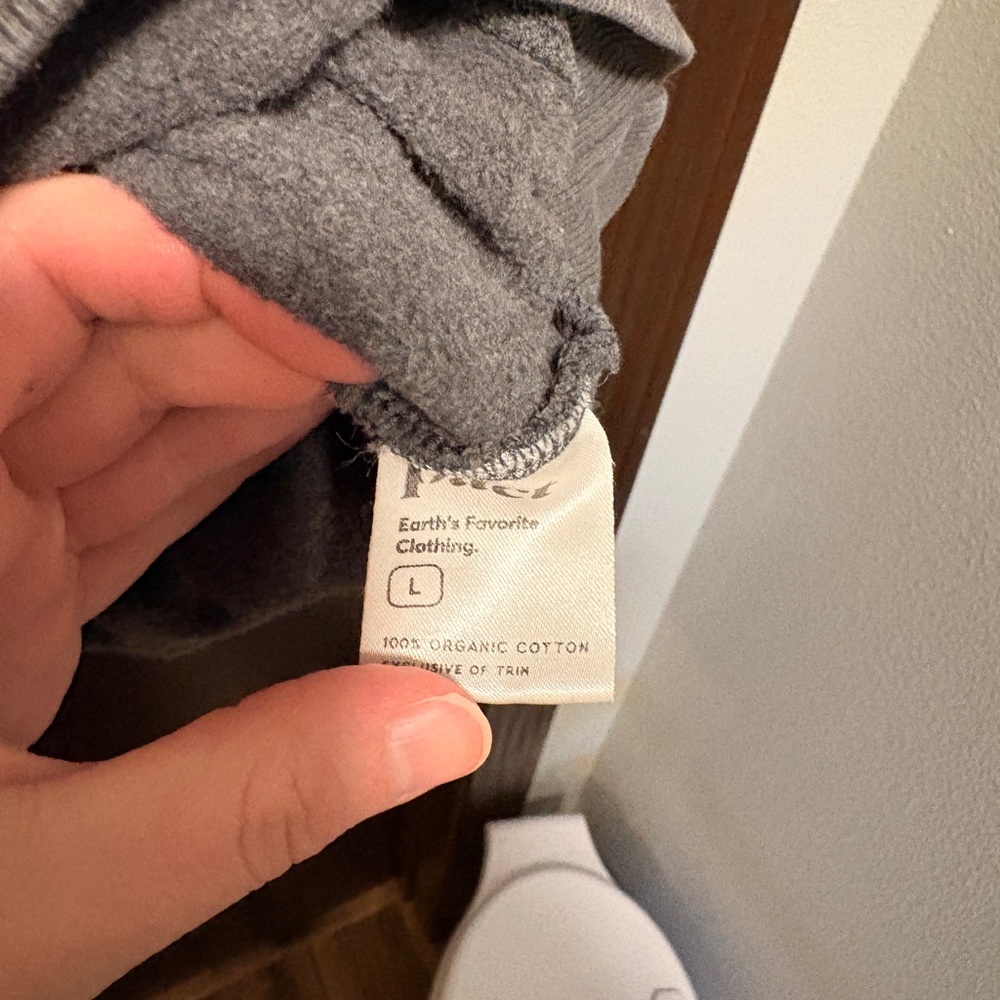 Pact Charcoal Crewneck Top - Picture 4 of 5